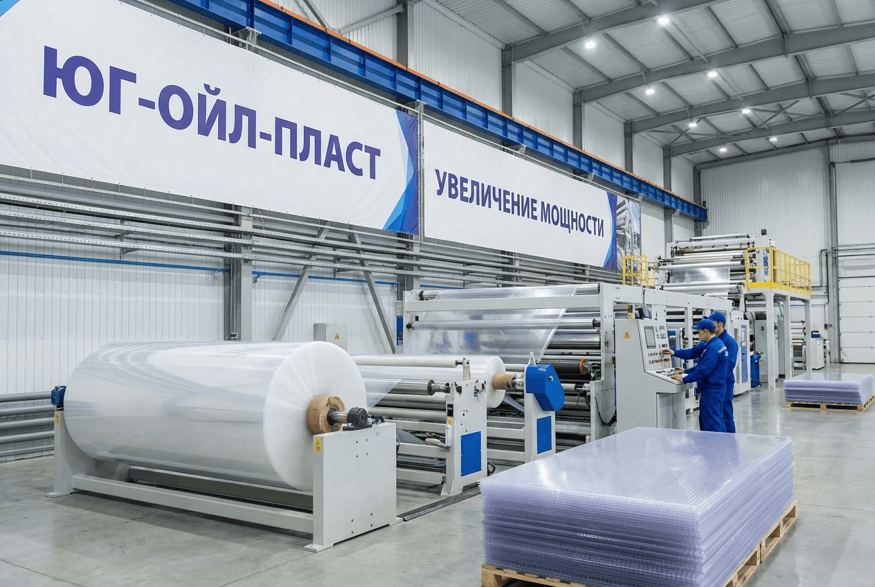 Завод «Юг-Ойл-Пласт» увеличил производственные мощности на 30%